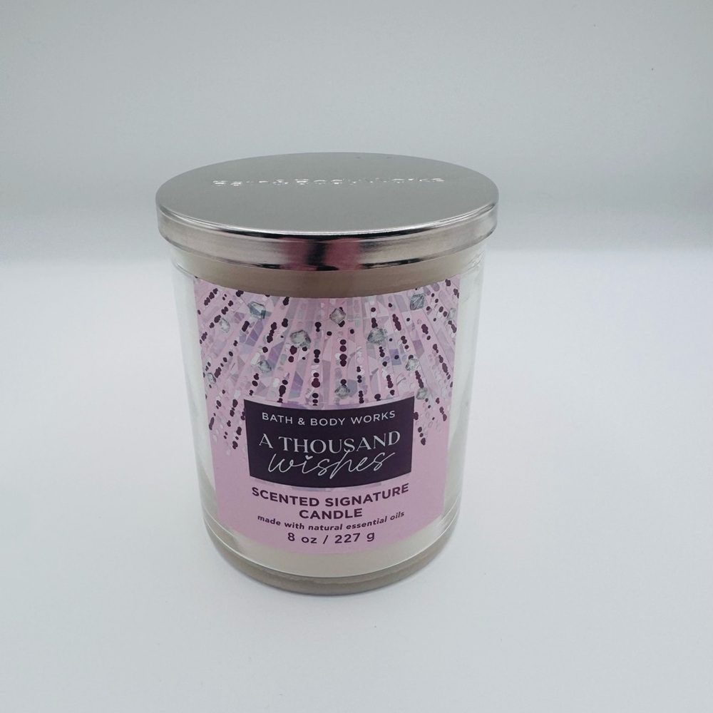 Bath & Body Works A Thousand Wishes Candle 8oz | Brand New
